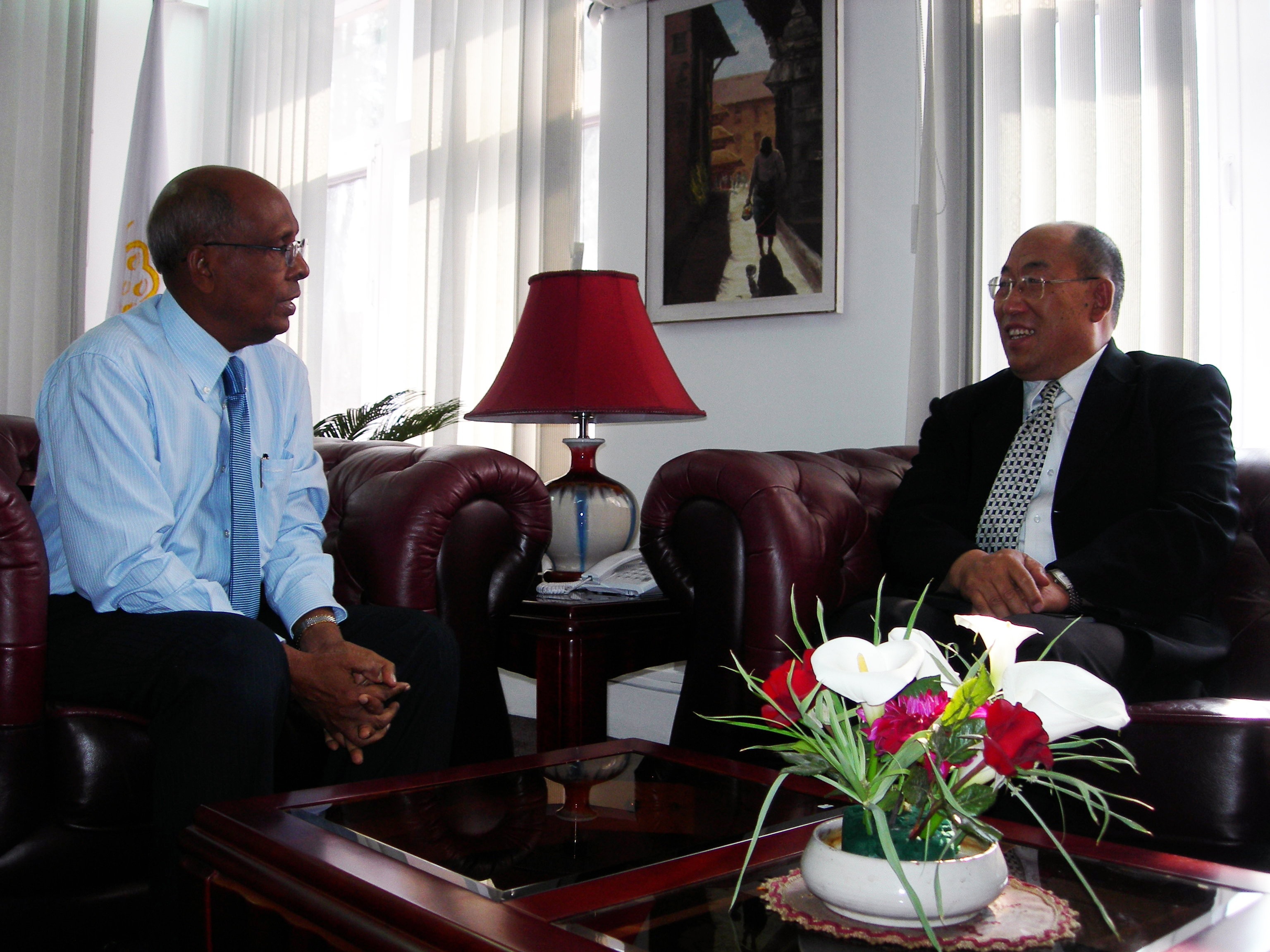 Courtesy Call of the Director General to the SAARC Secretary General H.E Ahmed Saleem